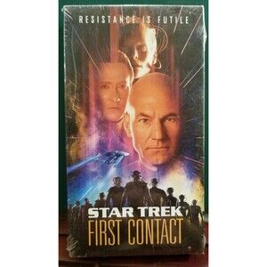 Star Trek: First Contact Sealed VHS Tape 1997 Patrick Stewart Jonathan Frakes